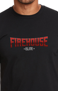 Firehouse Elite Text Logo with Chant T-Shirt