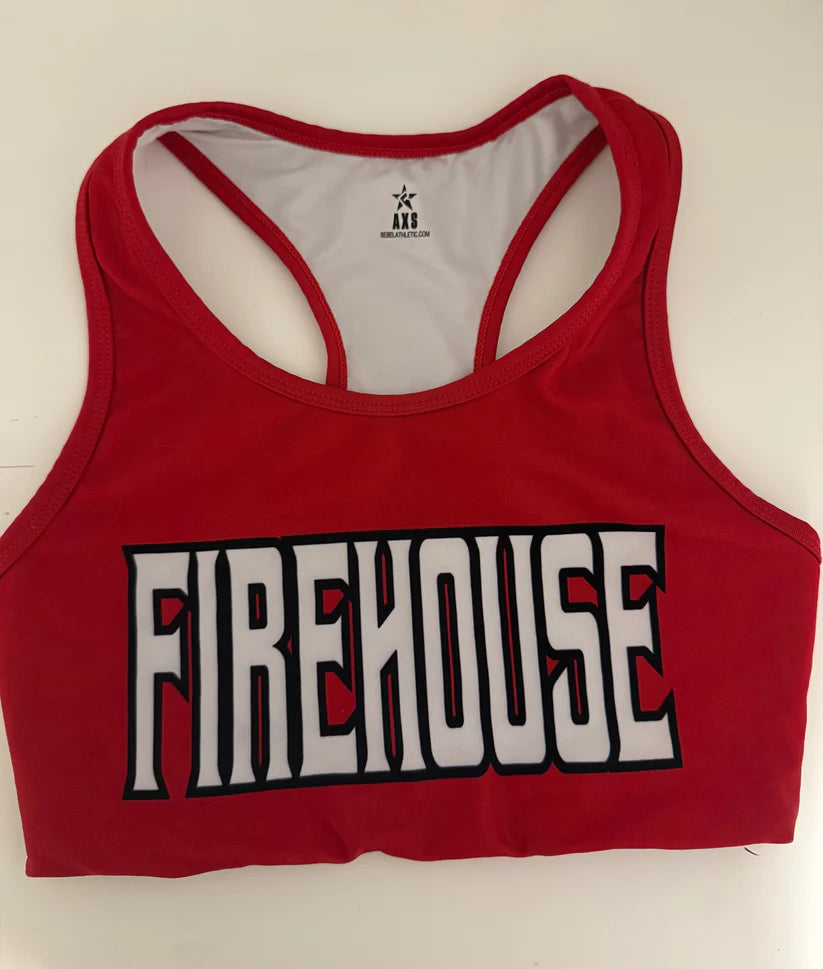 Firehouse Elite Red Practice Sports Bra