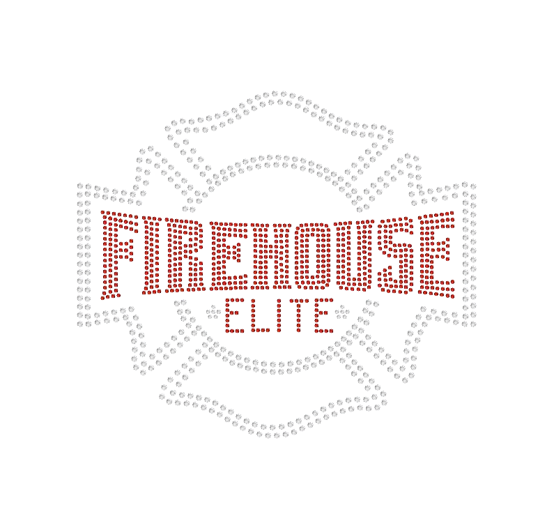 Firehouse Elite Badge Rhinestone Logo T-Shirt