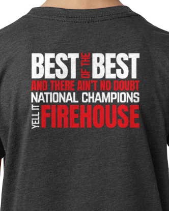 Firehouse Elite Text Logo with Chant T-Shirt