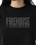 Firehouse Silver Drip Cropped Tee