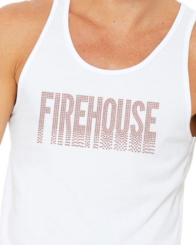 Firehouse Red Drip Tank Top