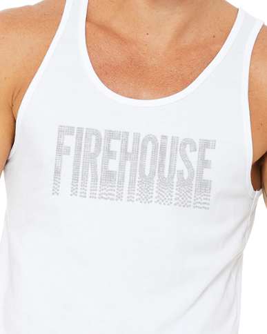 Firehouse Silver Drip Tank Top