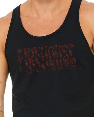 Firehouse Red Drip Tank Top