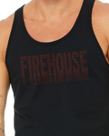 Firehouse Red Drip Tank Top