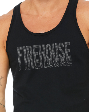 Firehouse Silver Drip Tank Top