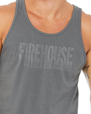 Firehouse Silver Drip Tank Top