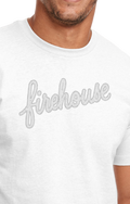 Firehouse Silver Script Rhinestone T-Shirt