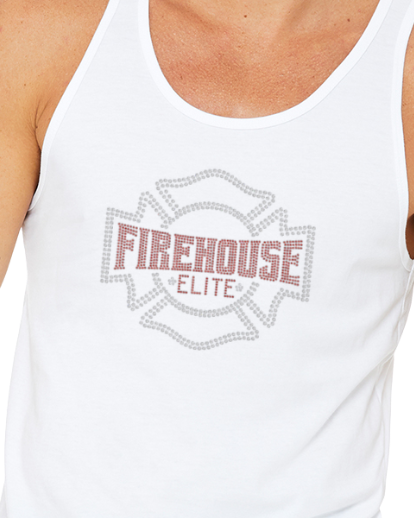 Firehouse Elite Badge Rhinestone Logo Tank Top